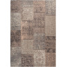 Tapis patchwork plat ethnique rectangle Pacino