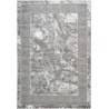 Tapis brillant marbré baroque intérieur Skara