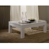 Table basse rectangulaire moderne laquée Cristal