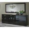 Buffet/bahut moderne 220 cm laqué Cristal