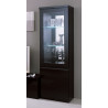 Vitrine moderne 65 cm laquée Cristal
