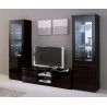 Vitrine moderne 65 cm laquée Cristal