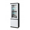 Vitrine moderne 65 cm laquée Cristal