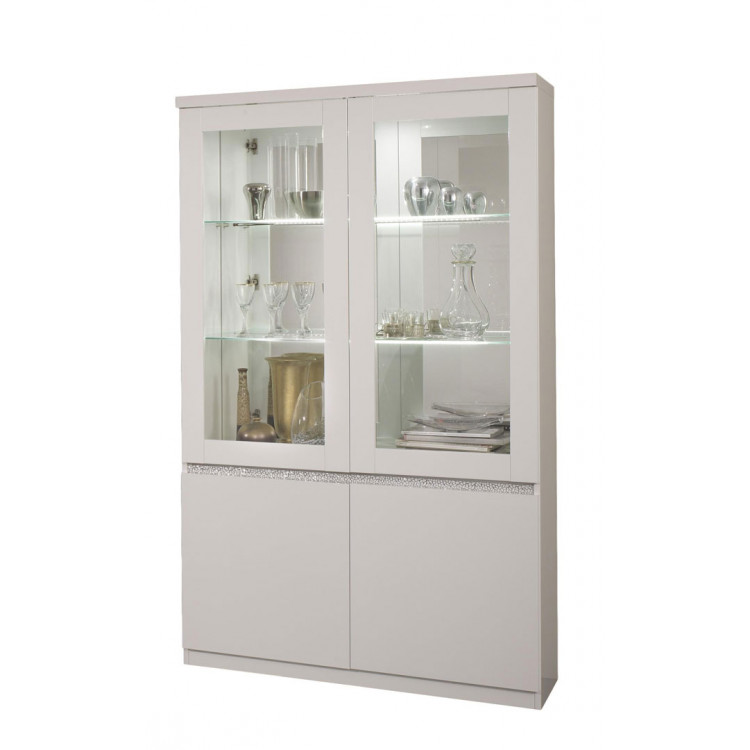 Vitrine moderne 115 cm laquée Medusa