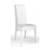 Chaise de salle à manger en PU blanc (lot de 2) Adriana I