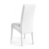 Chaise de salle à manger en PU blanc (lot de 2) Adriana I