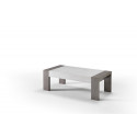 Table basse moderne béton foncé/béton clair Evita