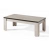 Table basse contemporaine chêne blanchi Bianca