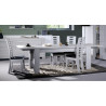 Chaise de salle à manger contemporaine chêne clair (lot de 2) Laurine