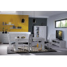 Etagère murale contemporaine chêne clair (lot de 2) Laurine