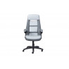 Chaise de bureau moderne en PU gris Alexia