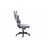 Chaise de bureau moderne en PU gris Alexia