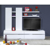 Meuble TV design blanc 220 cm Amelie