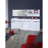 Miroir rectangulaire blanc Amelie