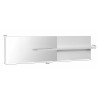 Miroir rectangulaire blanc Amelie