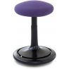 Tabouret ergonomique réglable en hauteur 57-79 cm revêtement tissu Aline