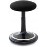 Tabouret ergonomique réglable en hauteur 57-79 cm revêtement tissu Aline