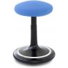 Tabouret ergonomique réglable en hauteur 57-79 cm revêtement tissu Aline