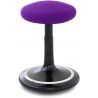 Tabouret ergonomique réglable en hauteur 57-79 cm revêtement tissu Aline