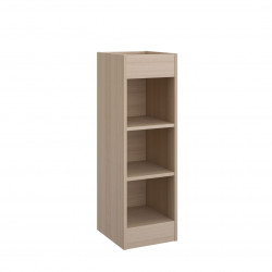 Etagère de rangement contemporaine chêne clair Brenda