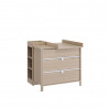Etagère de rangement contemporaine chêne clair Brenda