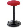 Tabouret ergonomique réglable en hauteur 57-79 cm revêtement tissu Aline