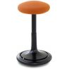 Tabouret ergonomique réglable en hauteur 57-79 cm revêtement tissu Aline