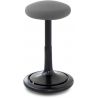 Tabouret ergonomique réglable en hauteur 57-79 cm revêtement tissu Aline