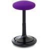 Tabouret ergonomique réglable en hauteur 57-79 cm revêtement tissu Aline