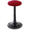 Tabouret ergonomique réglable en hauteur 57-79 cm revêtement tissu Aline