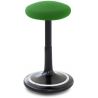 Tabouret ergonomique réglable en hauteur 57-79 cm revêtement tissu Aline