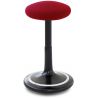 Tabouret ergonomique réglable en hauteur 57-79 cm revêtement tissu Aline