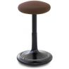 Tabouret ergonomique réglable en hauteur 57-79 cm revêtement tissu Aline