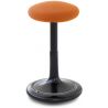 Tabouret ergonomique réglable en hauteur 57-79 cm revêtement tissu Aline