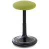 Tabouret ergonomique réglable en hauteur 57-79 cm revêtement tissu Aline