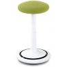 Tabouret ergonomique réglable en hauteur 57-79 cm revêtement tissu Aline