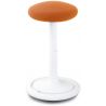 Tabouret ergonomique réglable en hauteur 57-79 cm revêtement tissu Aline