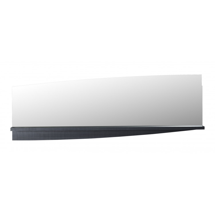 Miroir rectangulaire moderne blanc/noir Eclipse