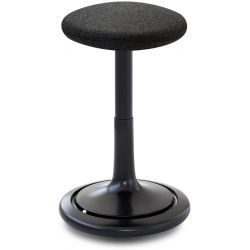 Tabouret ergonomique réglable en hauteur 57-79 cm revêtement 100% laine Aline