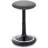 Tabouret ergonomique réglable en hauteur 57-79 cm revêtement 100% laine Aline