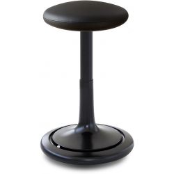 Tabouret ergonomique réglable en hauteur 57-79 cm revêtement similicuir Aline