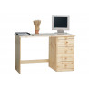 Bureau droit style nature 120 cm Liberia