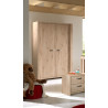 Armoire bébé contemporaine 134 cm Camelia