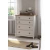 Commode style nature en pin massif Weston