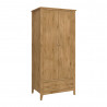 Armoire 85 cm style nature en pin massif Weston