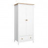 Armoire 85 cm style nature en pin massif Weston