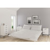 Chevet industriel blanc 3 tiroirs Linea