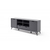 Buffet/bahut modulable moderne 180 cm gris/blanc Etienne