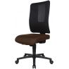 Chaise de bureau réglable en hauteur sans accoudoirs / piétement noir Paul