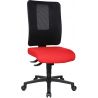 Chaise de bureau réglable en hauteur sans accoudoirs / piétement noir Paul